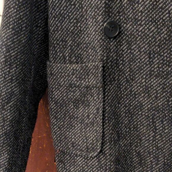 Lucky Brand Black Striped Double Breasted Jacket Size S - Picture 5 of 9